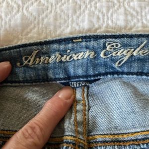 American Eagle stretch size 8 extra long skinny jeans